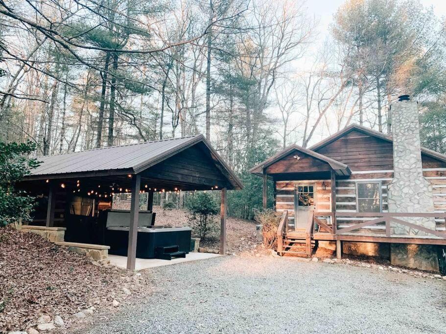 블루리지 Hot Tub, Porch Swing Bed, Fire Pit, Aska Adventure 빌라 외부 사진